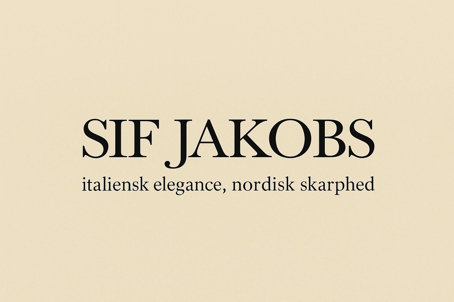 Sif Jakobs smykker – Italiensk elegance og dansk design